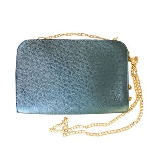 Louis Vuitton Forest Green Clutch